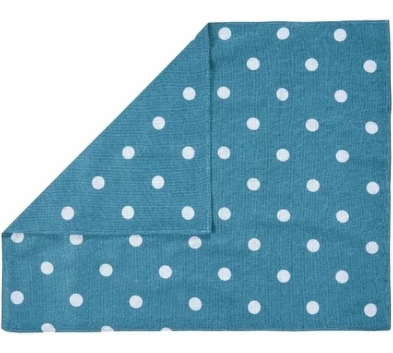 Изображение товара Набор подставок (салфеток) под приборы Guten Morgen Рогожка, Горох синий, комби (35x45 см (2 шт.)) СС-Гсин -35-45-2