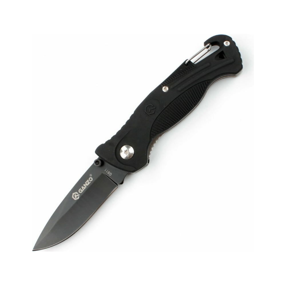 Нож ganzo g611 черный g611b - фото 1