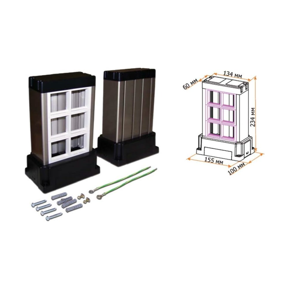 Сдвоенная миниколонна LANMASTER LAN-WA-TWR2-F45/6