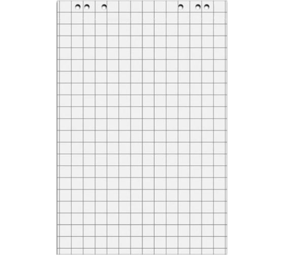 Изображение товара Блок бумаги для флипчартов Attache клетка, 67,5х98 50 листов, 5 блокнотов/упаковка, 80 г 493371