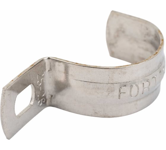 Изображение товара Металлическая скоба FORTISFLEX СМО INOX 25-26 мм 80132