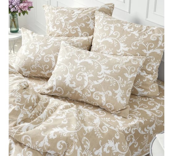 Изображение товара Набор наволочек Guten Morgen бязь, рис. 1166, Vintage 70x70 см, 2 шт. ННБн-1166-70-70-2