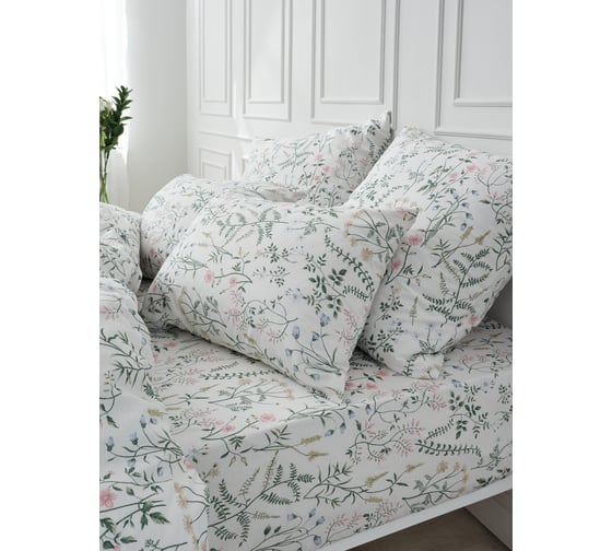 Изображение товара Набор наволочек Guten Morgen бязь, рис. 1167, Gardenia 50x70 см, 2 шт. ННБн-1167-50-70-2