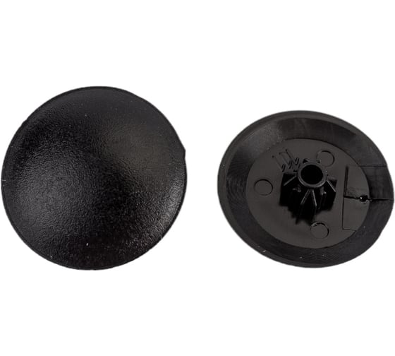 Изображение товара Заглушка на шуруп с крестообразным шлицем PZ 2 ЕВРОПАРТНЕР черная 50 шт. 16 1592 4