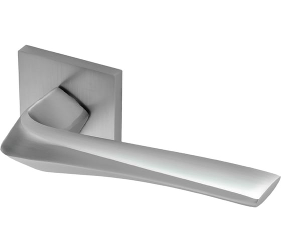 Изображение товара Ручка Doorlock DL Crystal A10S Slim SC матовый хром, квадратная розетка, толщина двери 35-55мм 73256