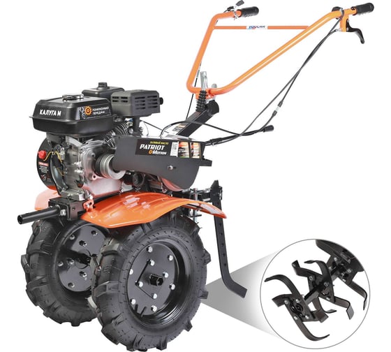 Изображение товара Бензиновый мотоблок PATRIOT КАЛУГА М пониженная передача, 4 вперед/2назад 440107011