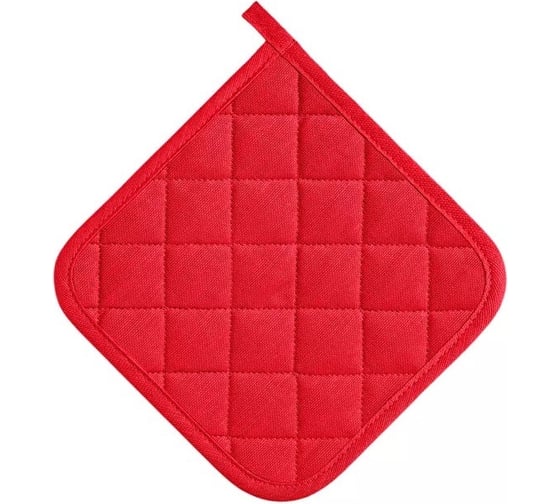 Изображение товара Прихватка Guten Morgen рогожка, красный, 20x20 см Пр-Кр-20-20