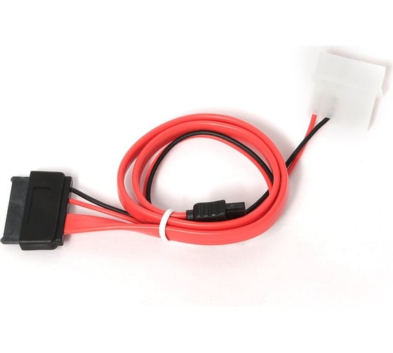 Изображение товара Кабель Cablexpert Combo SATA, molex+SATA/SATA, 15pin+7pin, пакет CC-SATA-C2