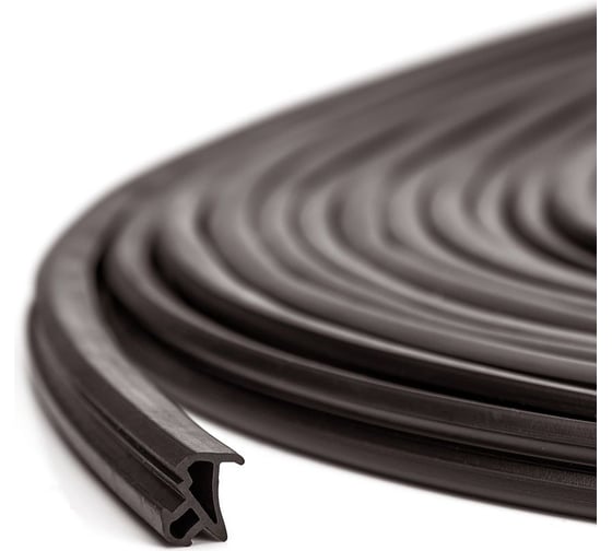 Изображение товара Уплотнитель для окон и дверей KOMFORT москитные системы KBE 228 ПВХ усиленный коричневый ТЭП 5 м УПК01299