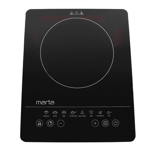 Изображение товара Электрическая индукционная безимпульсная плитка MARTA MT-4217 черный жемчуг 37629