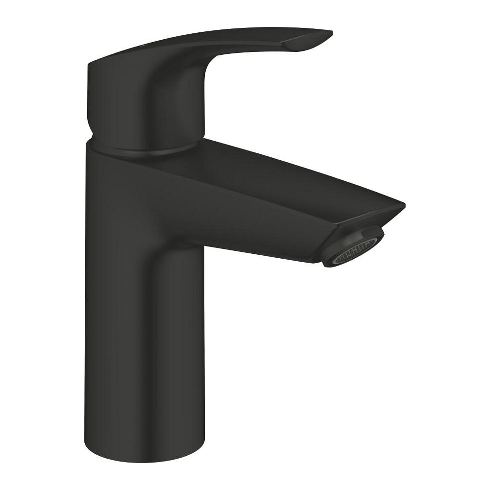 Смеситель для раковины GROHE Eurosmart без донного клапана, S-Size, матовый черный 324672433