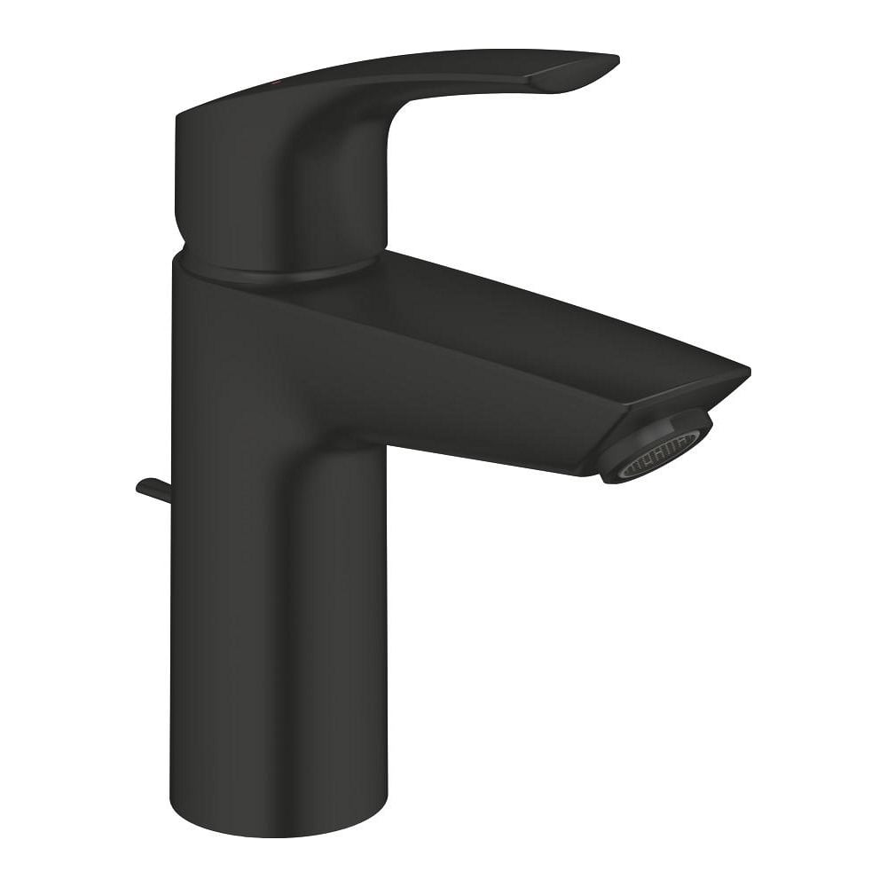 Изображение товара Смеситель GROHE Eurosmart с донным клапаном, матовый черный, 109 мм излив Изображение товара Смеситель GROHE Eurosmart с донным клапаном, матовый черный, 109 мм излив