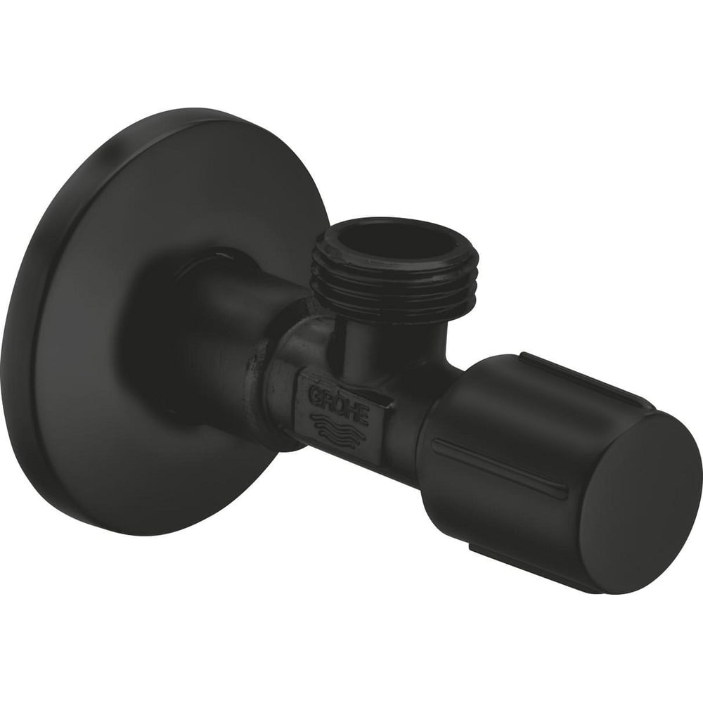 Изображение товара Угловой вентиль Grohe 1/2", матовый черный 1023422430 Изображение товара Угловой вентиль Grohe 1/2", матовый черный 1023422430
