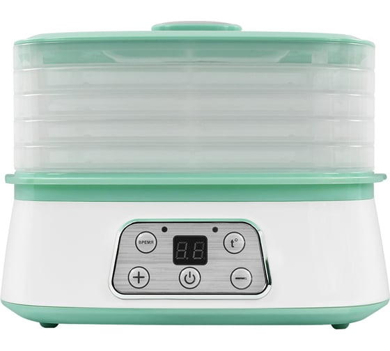 Изображение товара Сушилка для овощей и фруктов MARTA MT-1947 5 поддонов, белый/ментол 42807