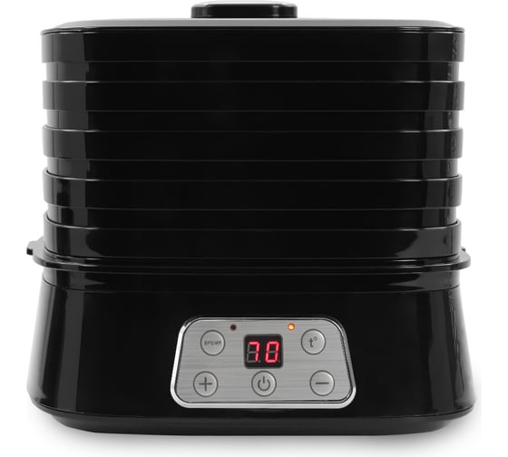 Изображение товара Сушилка для овощей и фруктов MARTA MT-1947 5 поддонов, черный жемчуг 37602