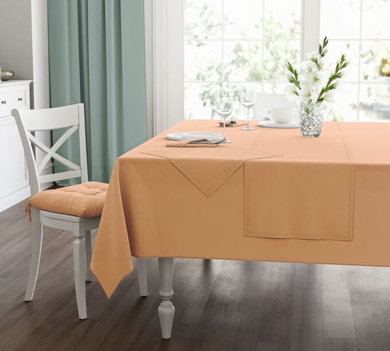 Изображение товара Набор подставок (салфеток) под приборы Guten Morgen Рогожка, Персиковый (35x45 см (2 шт.)) СС-ПРС-35-45-2