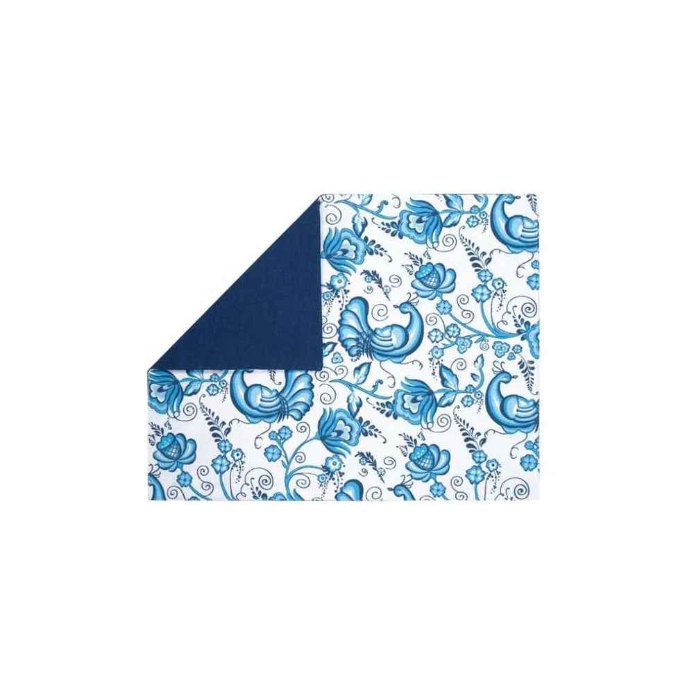 Изображение товара Набор подставок под приборы Guten Morgen Рогожка Синяя птица 2 шт 35x45 см