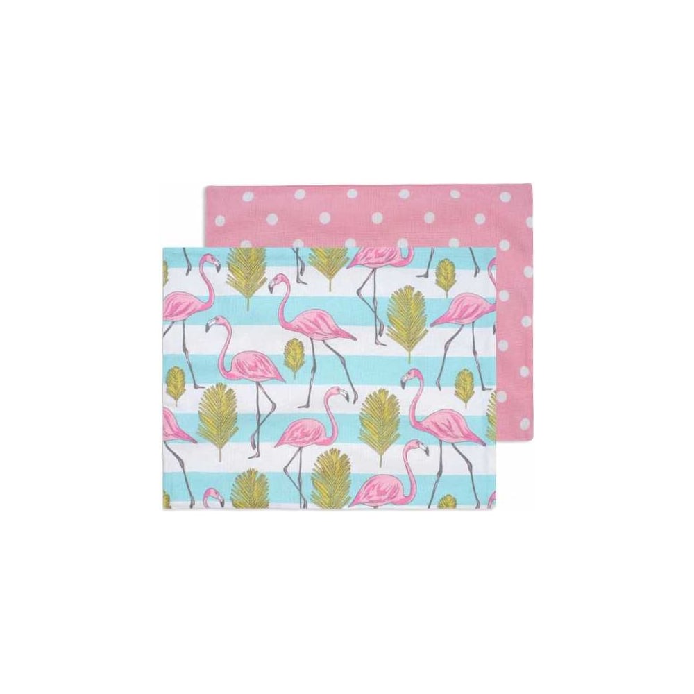 Изображение товара Набор подставок под приборы Guten Morgen Рогожка Фламинго 35x45 см (2 шт.)