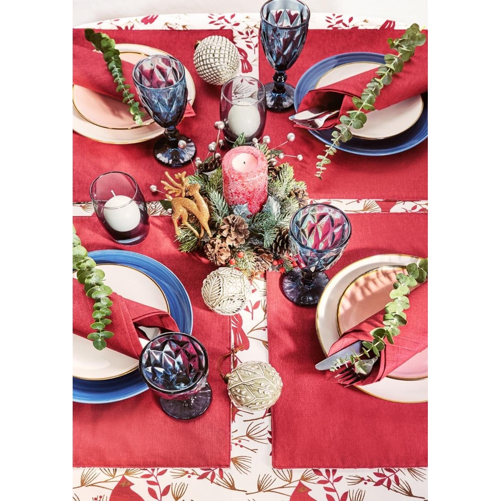 Изображение товара Набор салфеток Guten Morgen Рогожка Бордо 40x40 см (2 шт.)