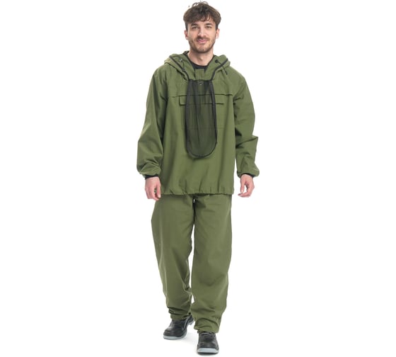 Изображение товара Костюм противоэнцефалитный с ловушками и москитной сеткой ИВАРУС Палатка, р. 64-66, рост 182-188 825 (64/182)