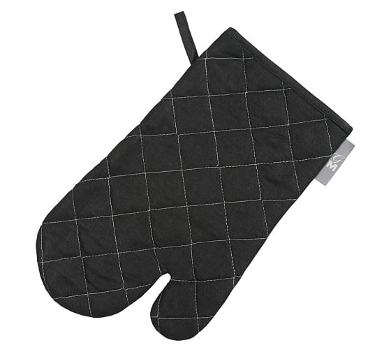 Изображение товара Варежка-прихватка Guten Morgen рогожка, Черный, 18x30 см ВР-ЧРН-18-30