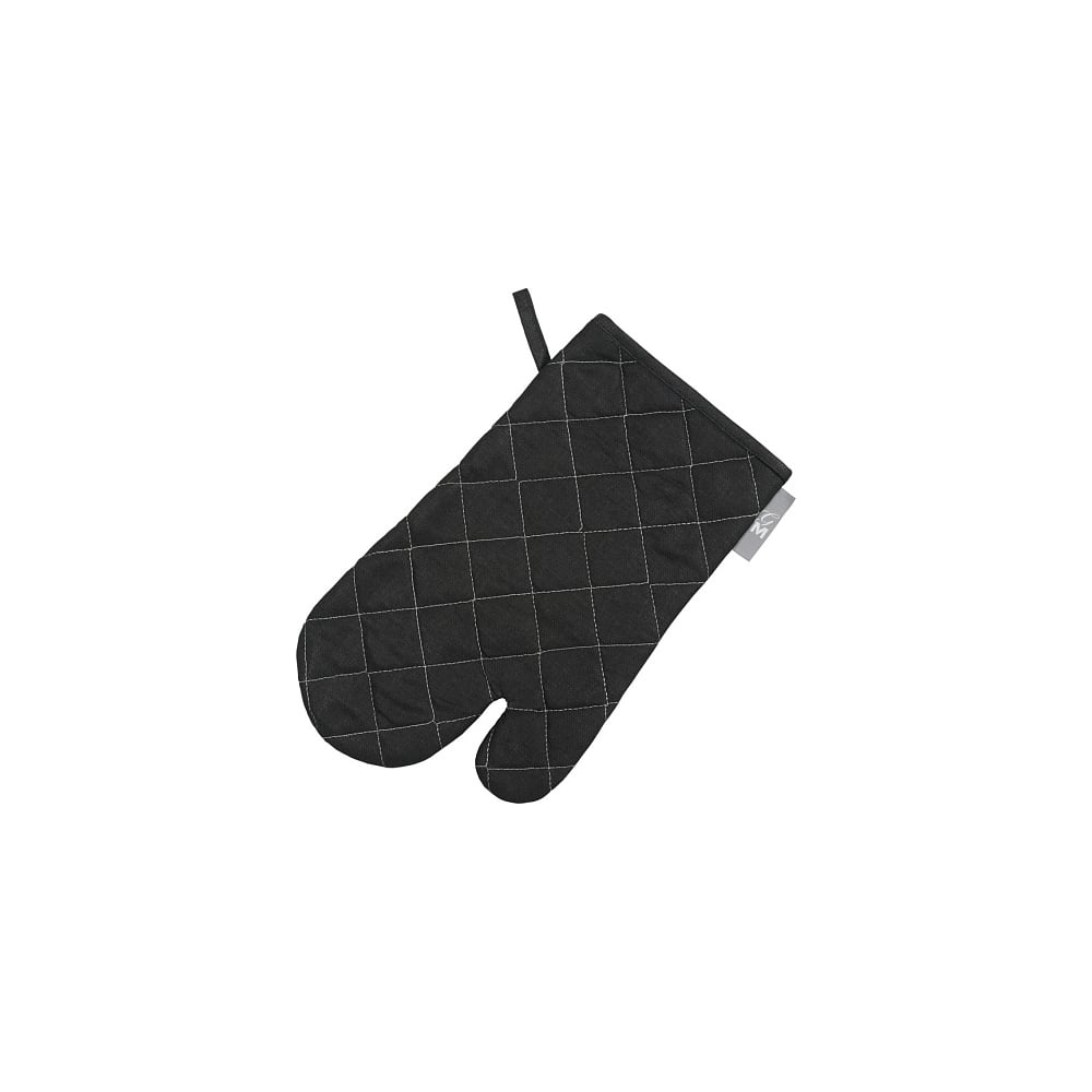 Изображение товара Прихватка Guten Morgen из рогожки черного цвета 20x20 см