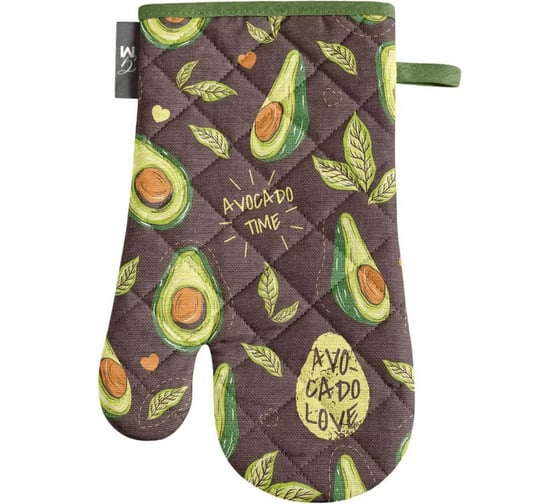 Изображение товара Варежка-прихватка Guten Morgen Авокадо, набор, 18x30 см ВПнА-18-30