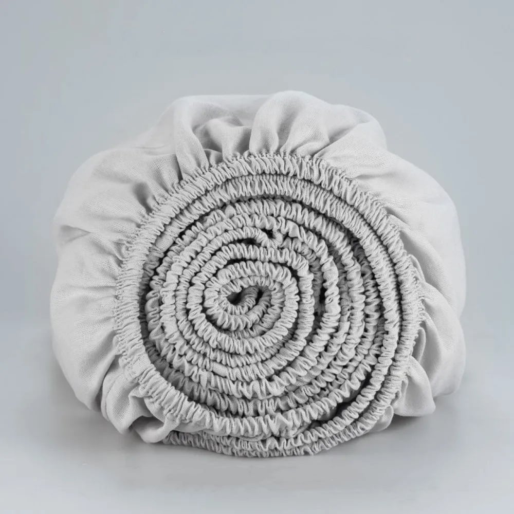 Изображение товара Простыня на резинке Guten Morgen поплин, гладкокрашенный, Серый, 160x200 см ППрПС-14-4105-160-200