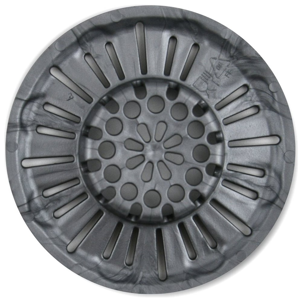 Изображение товара Фильтр для раковины МУЛЬТИДОМ (металлик) Размер 8x8х1,5 см. ИК 20217000