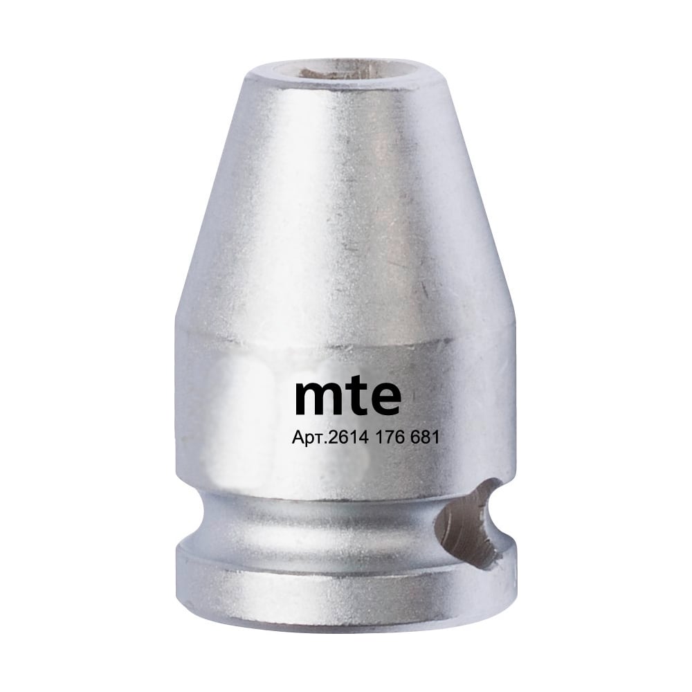 Изображение товара Переходник для бит 3/8 дюйма - 1/4 дюйма MTE 2614176681 металлический магнитный