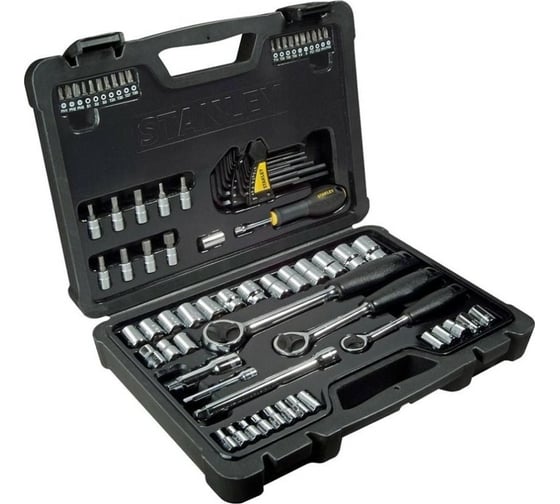 Изображение товара Набор торцевых головок Stanley 1/4", 3/8", 1/2", 80 пр. STHT0-73930