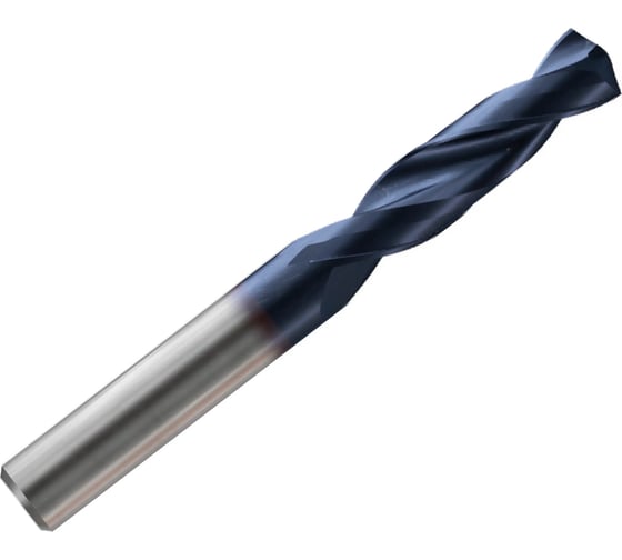 Изображение товара Сверло твердосплавное Drill, 3XD с покрытием TiАIN, 6.1x8х34x79 мм New Century DH2230610