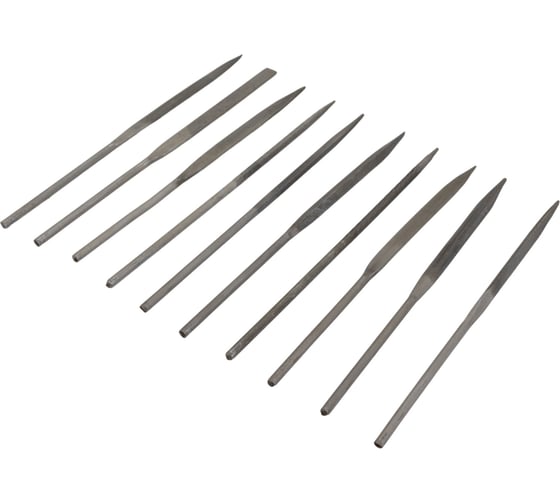 Изображение товара Набор надфилей TOYA  4 х 160мм 10 предметов 25380