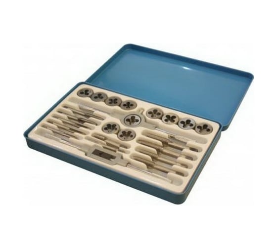 Изображение товара Набор метрических метчиков и плашек UNITRAUM 24 предмета UNX024