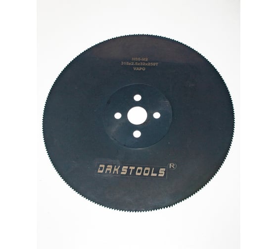 Изображение товара Диск пильный HSS-DМо5 VAPO 315х2.5х32 мм, Z=250, BW DAKSTOOLS 3152532