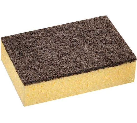 Изображение товара Губка чистящая синтетическая, двухсторонняя COLOR EXPERT грубая/гладкая, 160x90x50 мм 90320199