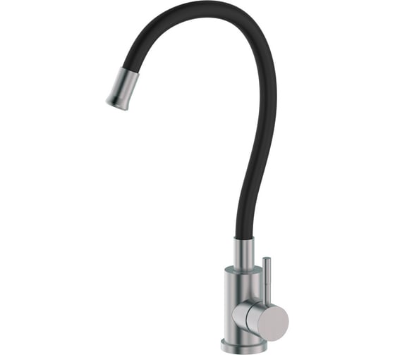 Изображение товара Смеситель для кухни OLIVE'S Balear с гибким изливом, нержавеющая сталь 13435-3BL