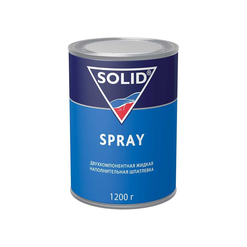 Изображение товара Двухкомпонентная жидкая наполнительная шпатлевка SOLID SPRAY (фасовка 1200 гр.) 319.1200