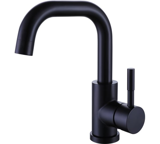 Изображение товара Смеситель для раковины OLIVE'S нерж. сталь с поворотным изливом BALEAR, 13105BLB