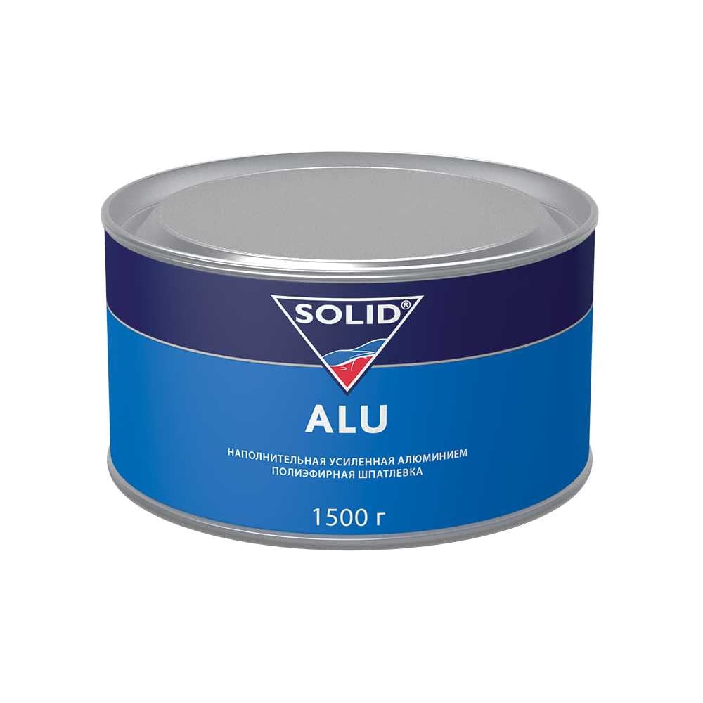 Изображение товара Наполнительная шпатлевка SOLID ALU 1500 г с алюминием для металла и стеклопластику