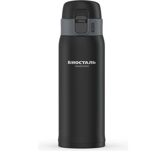 Изображение товара Термокружка Biostal Crosstown 0.48 л, черная NMR-480B
