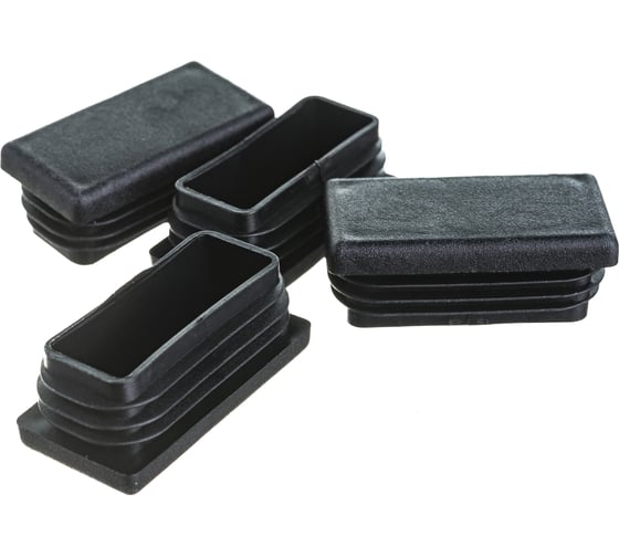 Изображение товара Прямоугольная заглушка для труб крепежная техника 20х40 мм 4 шт 60044