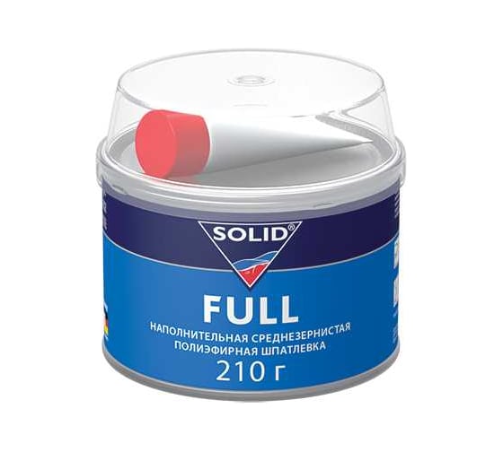 Изображение товара Наполнительная среднезернистая шпатлевка SOLID FULL (фасовка 210 гр) 311.0210