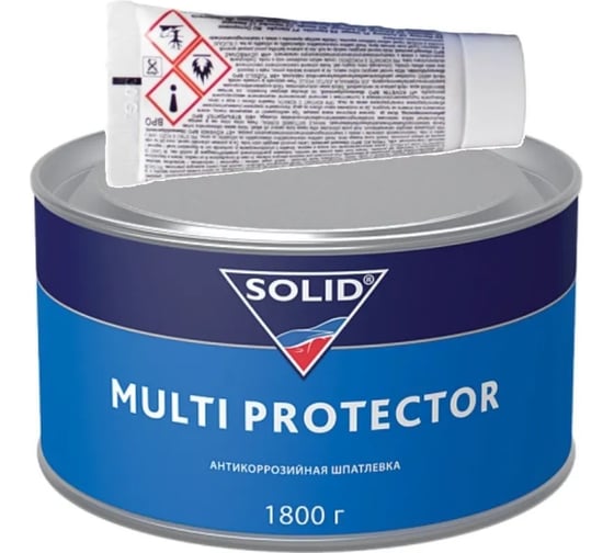 Изображение товара Антикоррозийная шпатлевка SOLID MULTI PROTECTOR- (фасовка 1800 гр) 309.1800