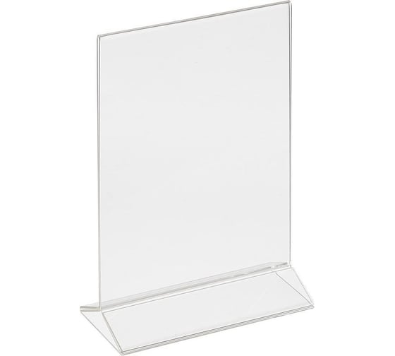 Изображение товара Вертикальная двухсторонняя настольная подставка Attache А4, акрил, 8шт/уп 107675
