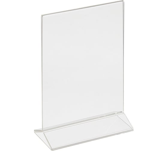 Изображение товара Двусторонняя вертикальная настольная подставка Attache А5, акрил, 10шт/уп 107674