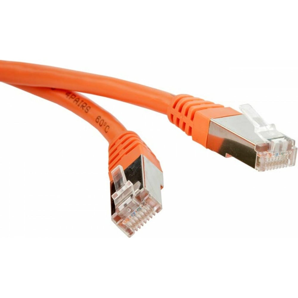 Патч-корд LANMASTER патч корд lanmaster lan pc45 s6 0 5 or ftp вилка rj 45 вилка rj 45 кат 6 0 5м оранжевый lszh