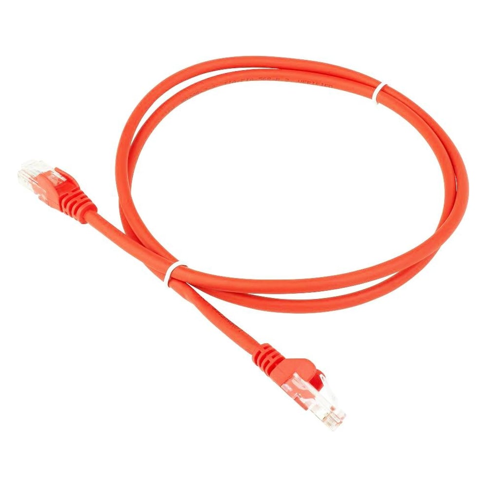 фото Патч-корд lanmaster rj45 - rj45, 4 пары, utp, категория 6, 1 м, оранжевый, lszh, lan-pc45/u6-1.0-or