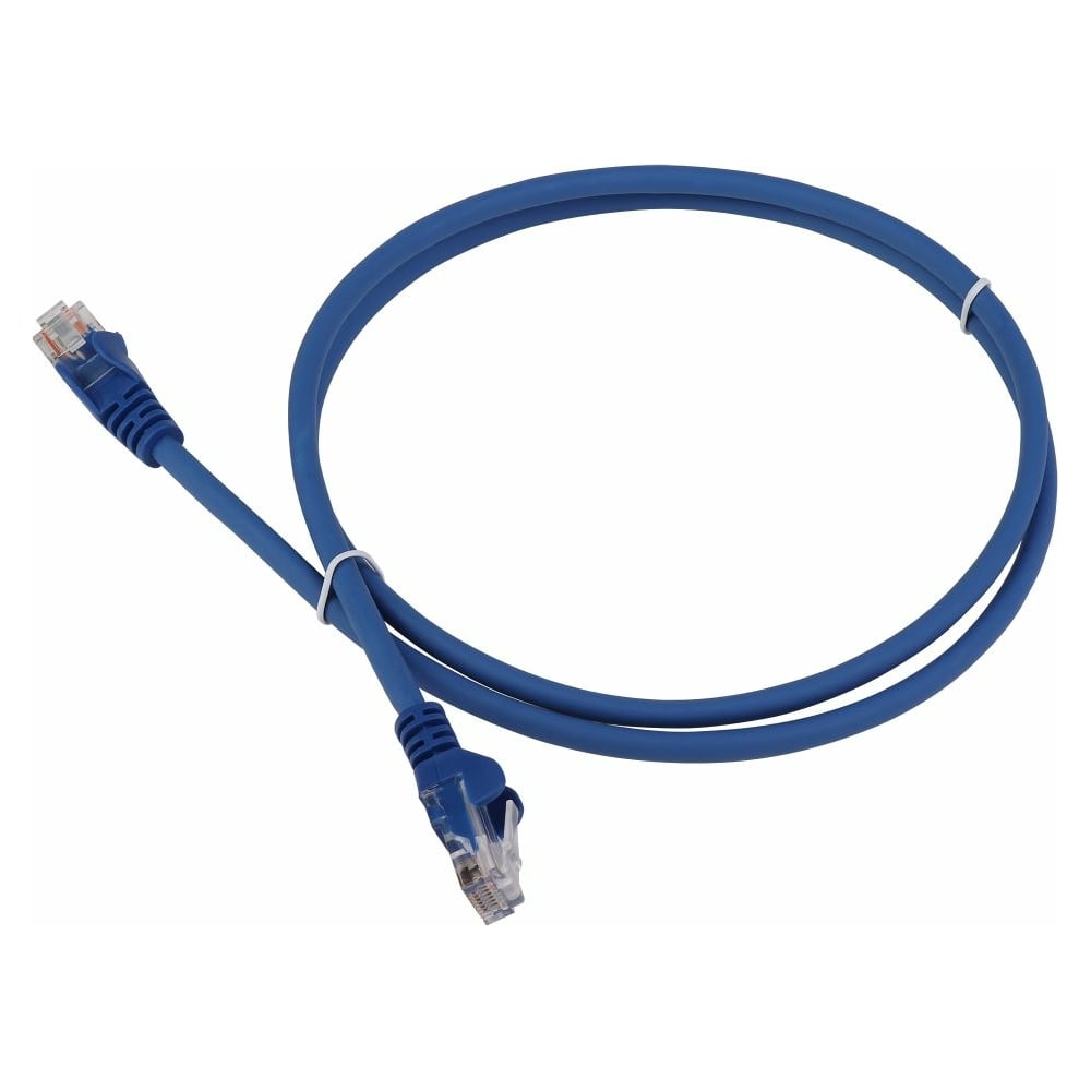 Патч-корд LANMASTER RJ45 - RJ45, 4 пары, UTP, категория 6, 10 м, синий, LSZH, LAN-PC45/U6-10-BL