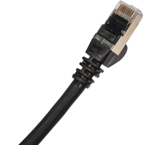 Изображение товара Патч-корд LANMASTER RJ45 - RJ45, 4 пары, S/FTP, категория 6A, 1.5 м, черный, LSZH, LAN-PC45/S6A-1.5-BK